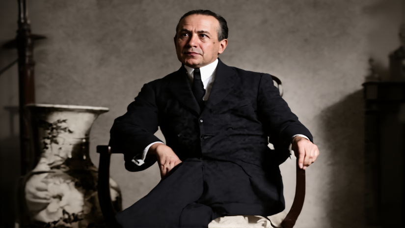 José Antonio Encinas Franco durante su etapa como director de la Escuela 881 de Puno, pionero de la Escuela Nueva en el Perú