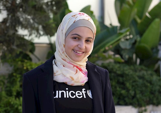 La mirada de una joven refugiada sobre la educación. Muzoon Almellehan, embajadora de Unicef